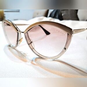 Prada Pink/Gold Catwalk Glasses PR07US